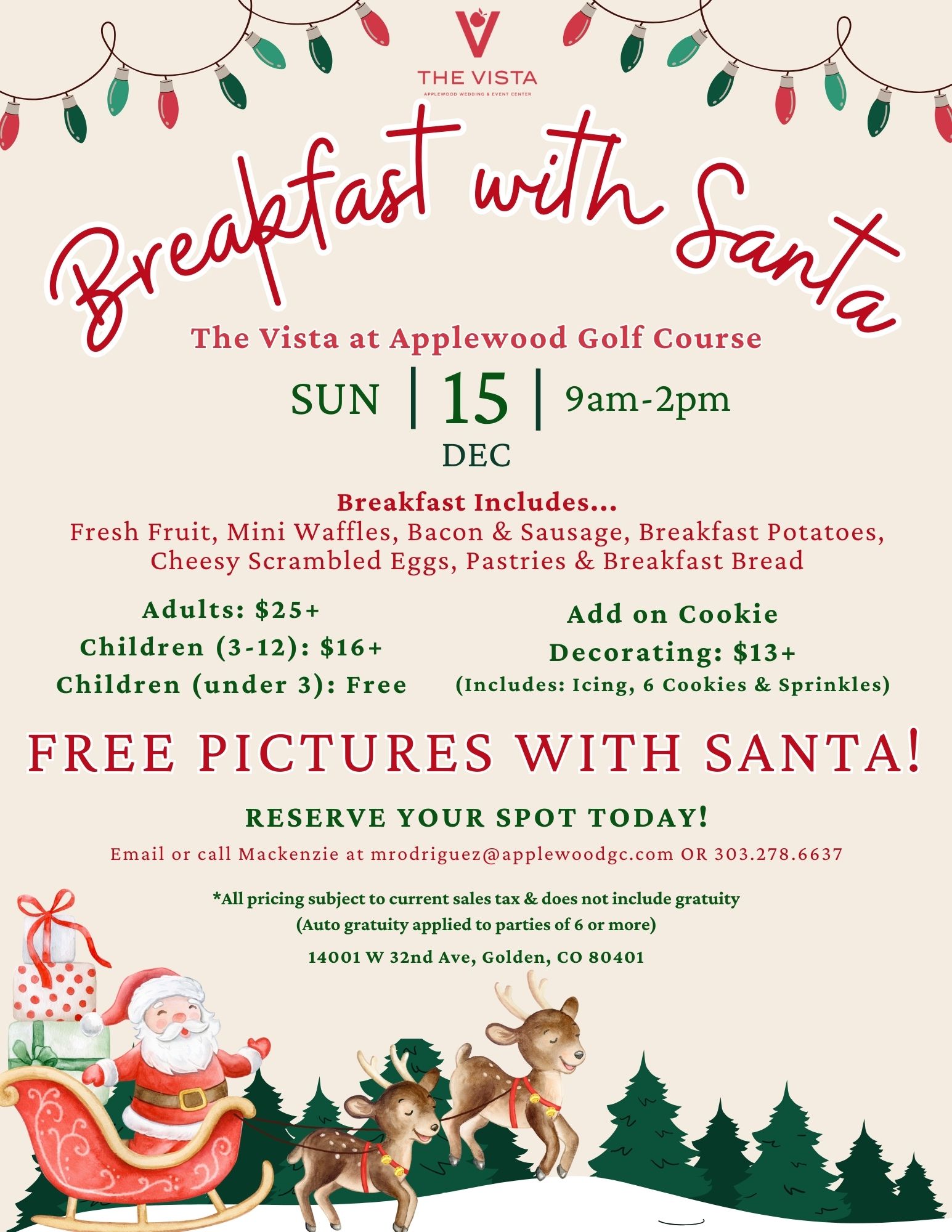 Breakfast with Santa