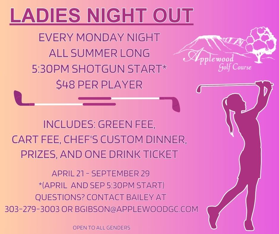 Ladies night out golf tournament